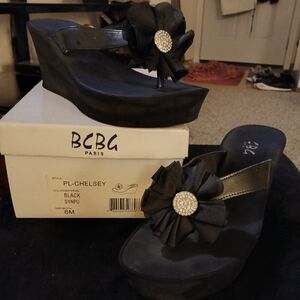 BCBG Paris Chelsey Wedge Sandals